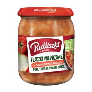 PUDLISZKI  FLACZKI WIEPRZOWE W SOSIE POMIDOROWYM 4x500G