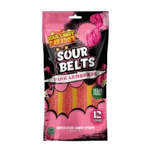 CANDY PARADISE SOUR BELTS PINK LEMONADE