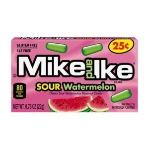 AMERICAN MIKE & IKE SWEET CANDY SOUR WATERMELON 24x22G