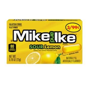 AMERICAN MIKE & IKE SWEET CANDY SOUR LEMON 24x22G
