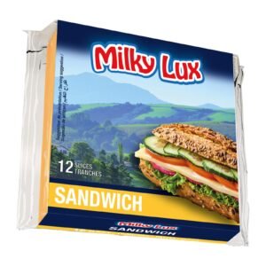 MILKY LUX SANDWICH CHEESE SLICES 24x200G