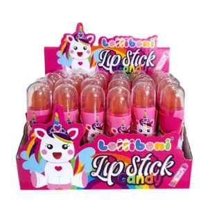 LOLLIBONI UNICORN LIPSTICK CANDY 24x5G