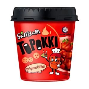 SAMSAM TOPOKKI KOREAN RICE CAKE ORIGINAL(MILD) HALAL 6x120G