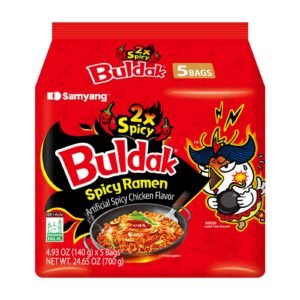 BULDAK DOUBLE SPICY (5 PACK) 8x700G