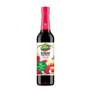 LOWICZ RASPBERRY AND LEMON SYRUP 6x400ML