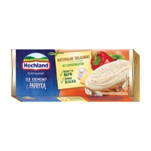 HOCHLAND BLOCK CREAM CHEESE WITH PAPRIKA 6x90G
