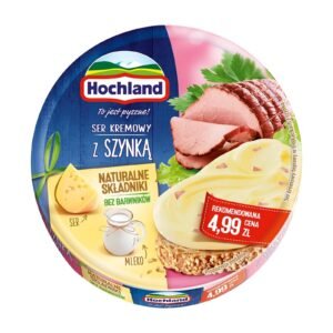 HOCHLAND KRAZEK ROUND SZYNKA HAM CHEESE (DIARY) 10x180G