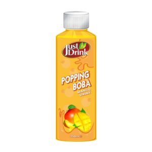 JUST DRINK POPPING BOBA - MANGO 12x350ML