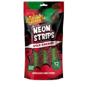 CANDY PARADISE SOUR BELTS WILD CHERRY 12X130G