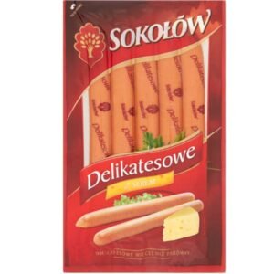 SOKOLOW HOTDOG CHEESE PAROWKI Z SEREM 1x600g