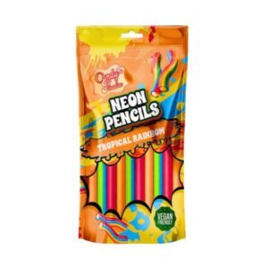 CANDY PARADISE NEON PENCILS TROPICAL RAINBOW HALAL 12x130g
