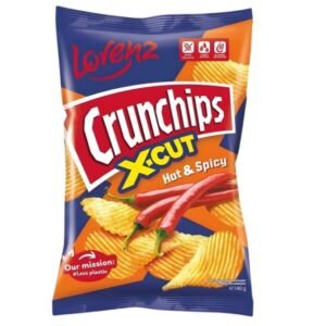 LORENZ CRUNCHIPS X-CUT HOT & SPICY 12X130G