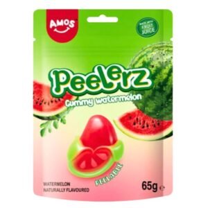 AMOS PEELERZ GUMMY WATERMELON HALAL 24x65G
