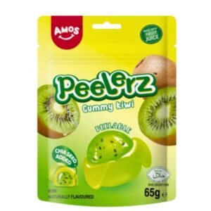 AMOS PEELERZ GUMMY KIWI HALAL 24X65G