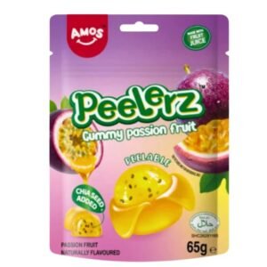 AMOS PEELERZ GUMMY PASSION FRUIT HALAL 24X65G