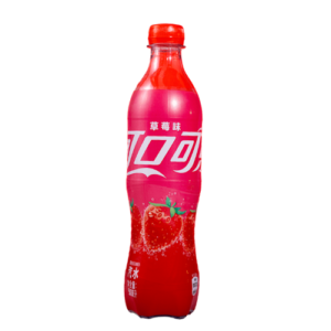 CHINESE COCA COLA STRAWBERRY BOTTLE 12X500ML