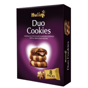 NUTINI DUO COOKIES WITH FILLING 8PK 16X240G