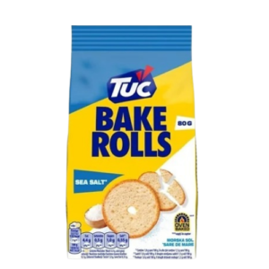 TUC BAKE ROLLS SALT 15X80G