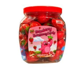 GUMMY CRAZE CANDY STRAWBERRY 50 PCS