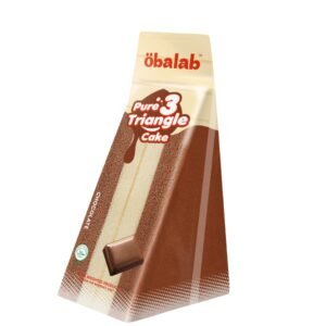 OBALAB DELIGHT 3 TRIANGLE CAKE CHOCOLATE 1X100G