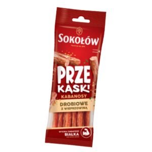 SOKOLOW KABANOS POULTRY & PORK (DROBIOWE Z WIEPRZOWINA) 20X80G