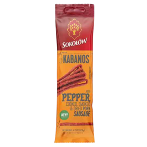 SOKOLOW KABANOS WITH PEPPER 20X120G