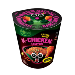 BIBIGO RAMYUN ORIGINAL K-CHICKEN SWEET & SPICY CUP 8X97.5G