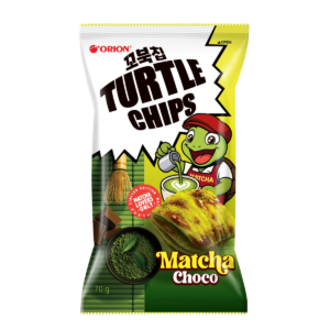 ORION MATCHA CHOCO TURTLE CRISPS 12X70G